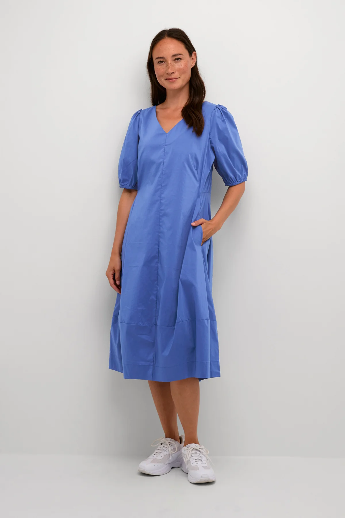 CULTURE, Naisten Mekko, ANTOINETT SS DRESS Sininen - Image 2