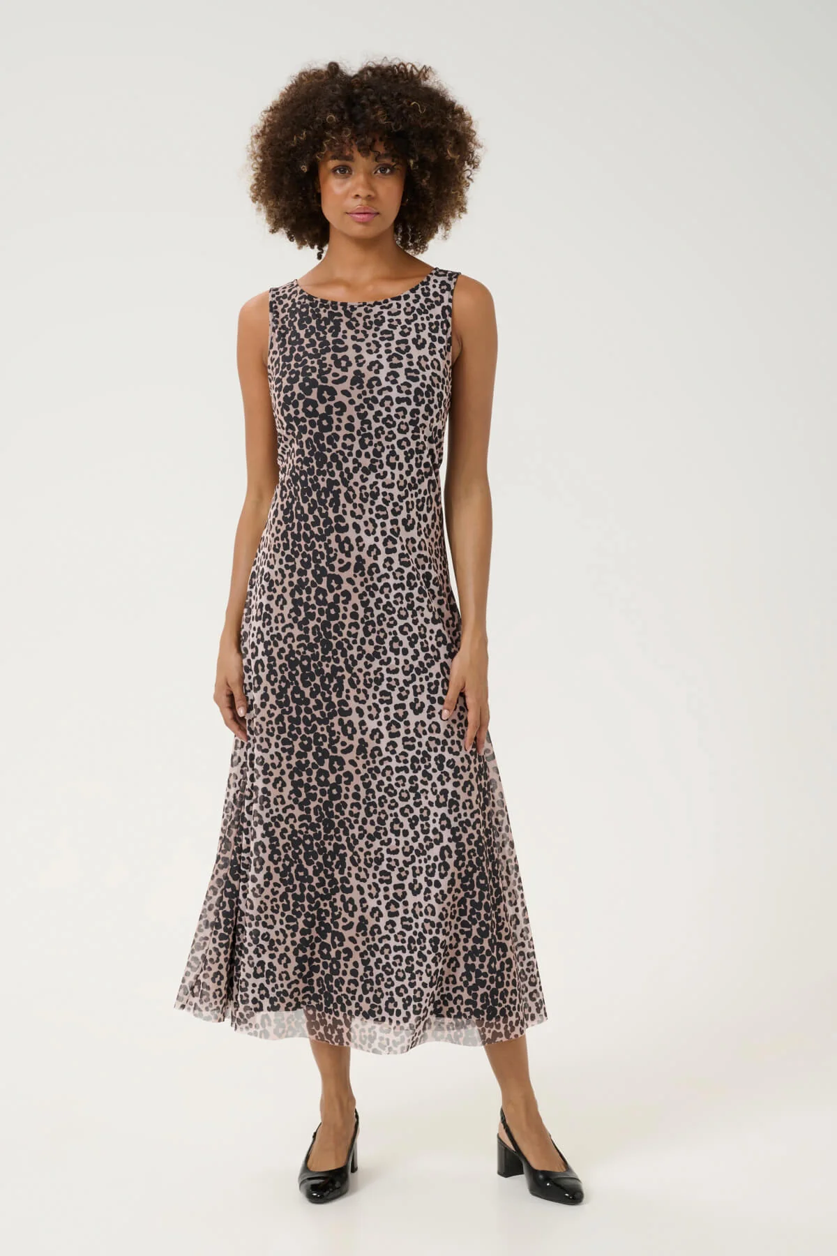 CULTURE naisten mekko, CUATTIE MELIDA LOOSE DRESS Leopard