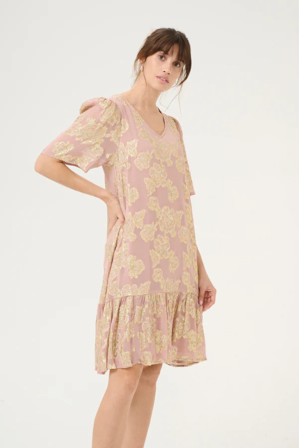 Culture naisten mekko, CUFLOI DRESS Pale Mauve