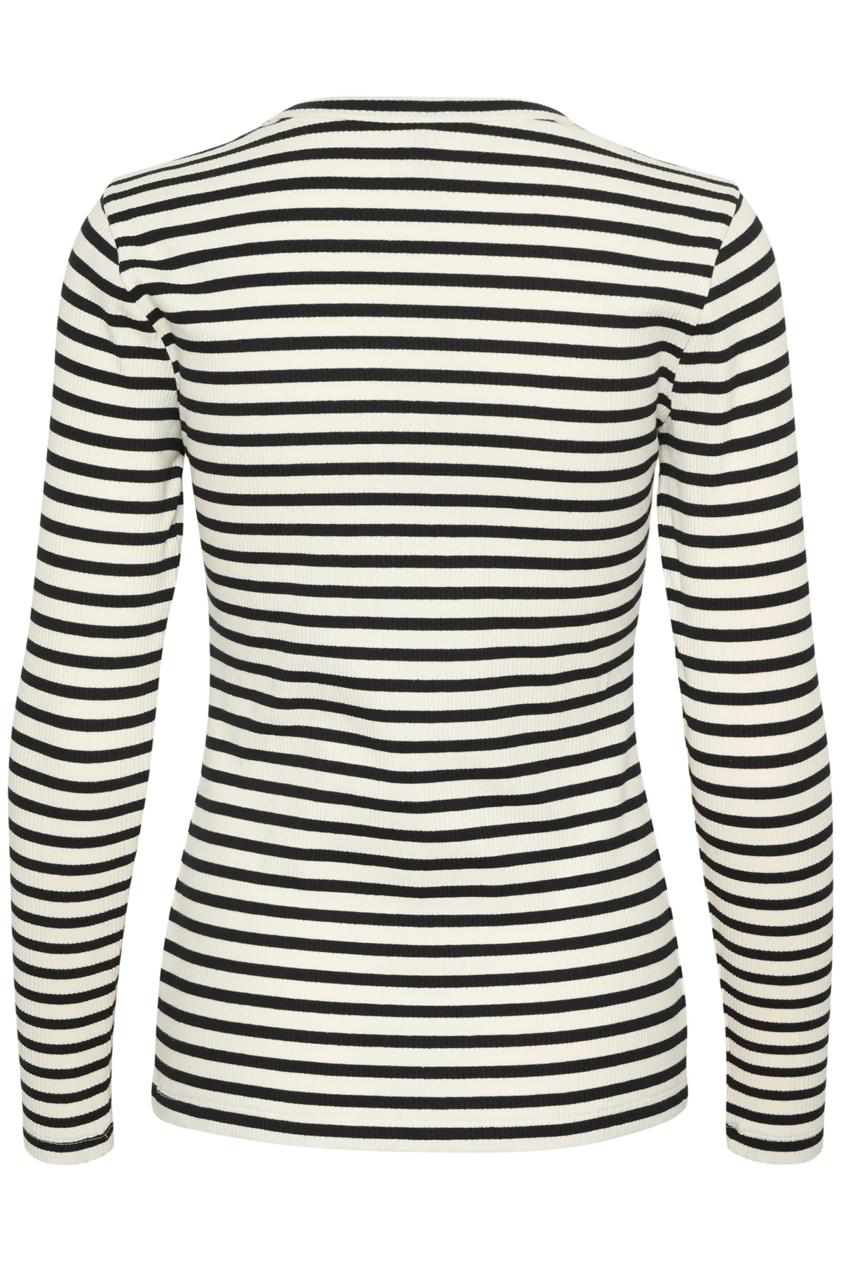 Culture Naisten paita, Cudolly Ls T-Shirt Black/White Stripe - Image 4