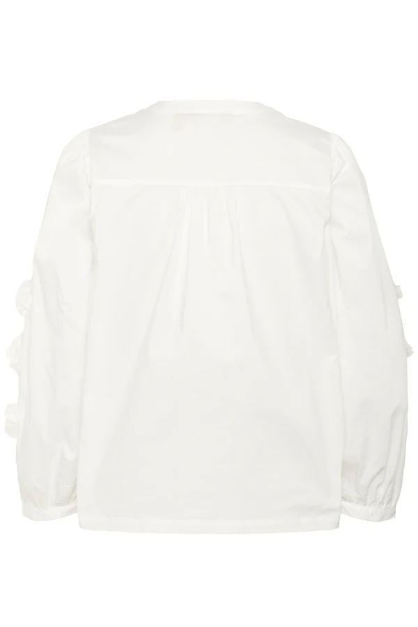 Culture naisten pusero, CUELNA ANTOINETT SHIRT Spring Gardenia - Image 3