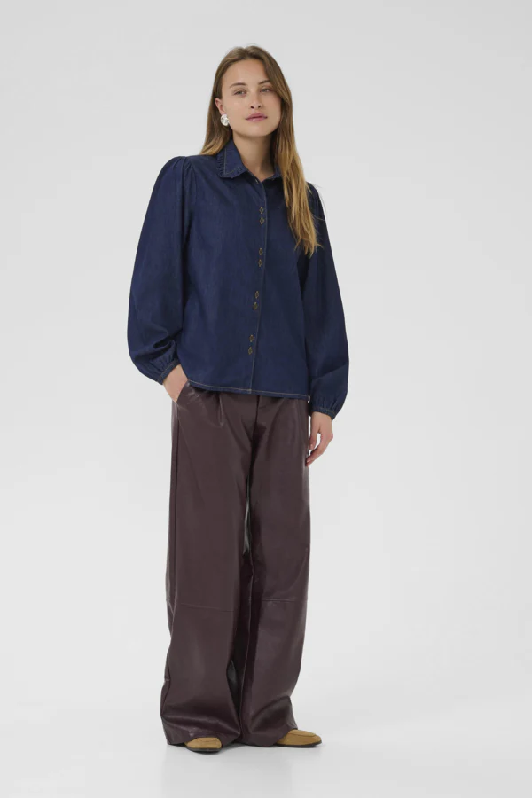 Culture naisten pusero, CUHILKA ARPA SHIRT Rinse Wash - Image 3