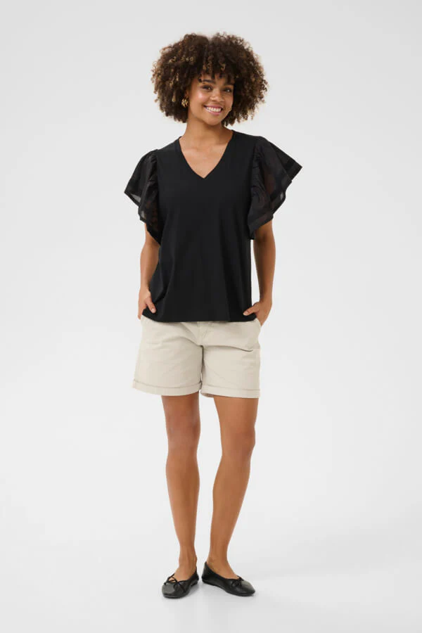 Culture naisten t-paita, CUACA T-SHIRT Black
