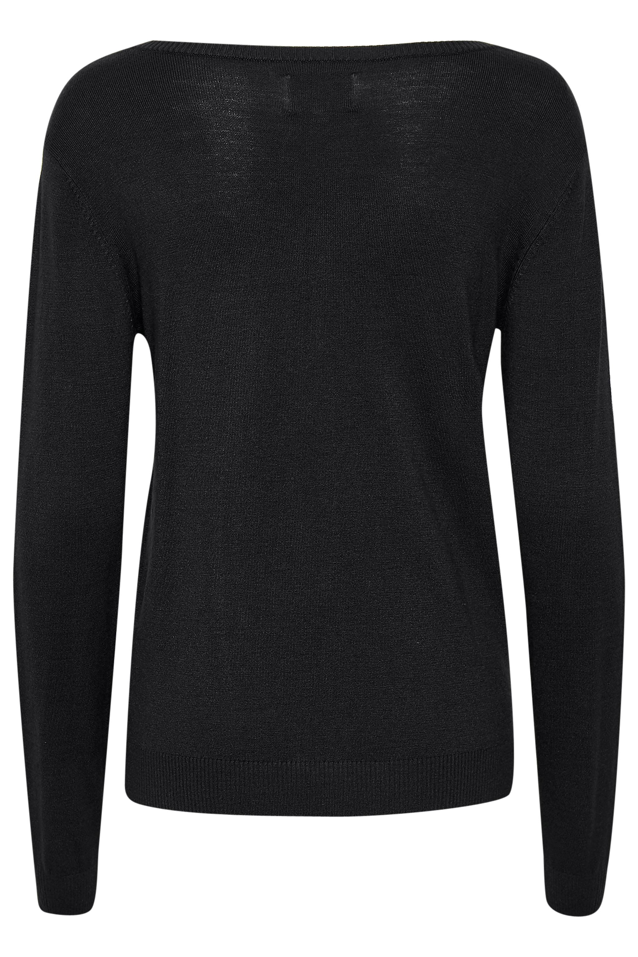 Culture neuletakki, CUANNEMARIE KNIT CARDIGAN Musta - Image 5