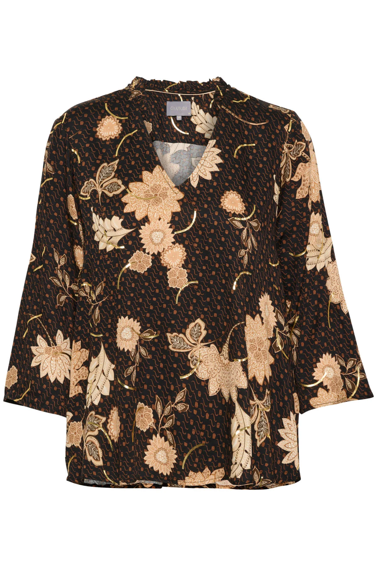 Culture pusero, TAMO BLOUSE Musta Kuosi - Image 4