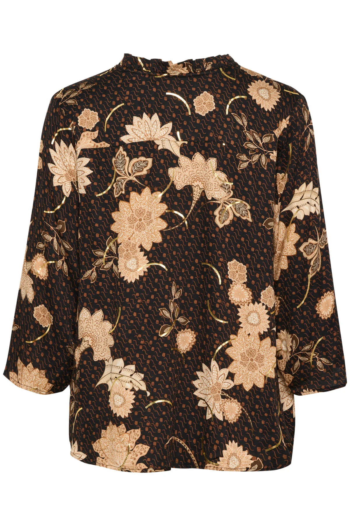 Culture pusero, TAMO BLOUSE Musta Kuosi - Image 5
