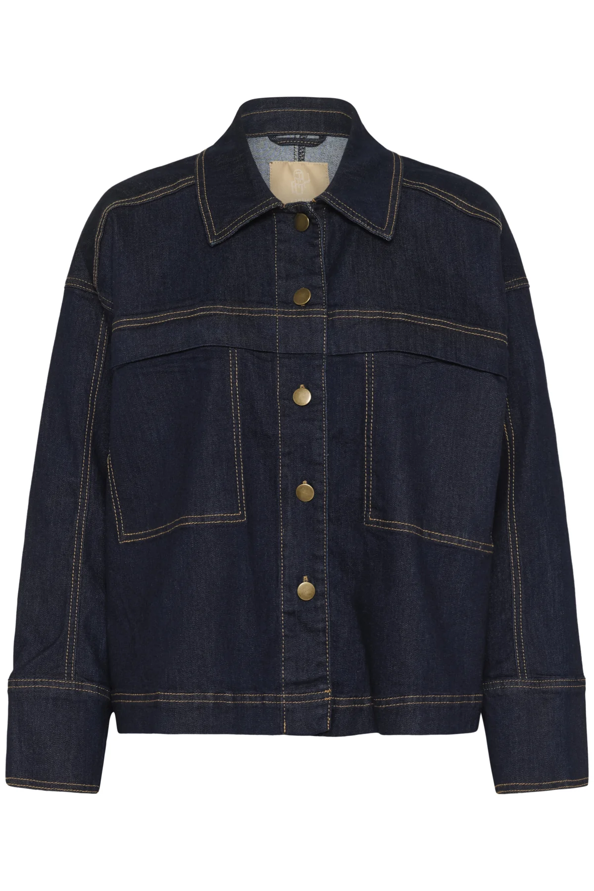 Culture naisten farkkutakki Cumoya Bobbie Jacket, Rinse Wash - Image 3
