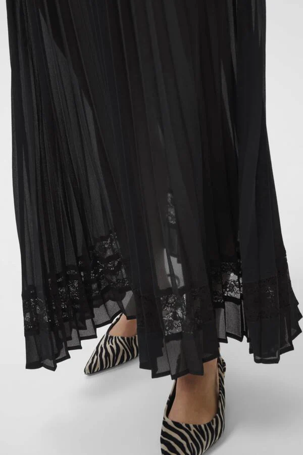Culture naisten hame CUSIGGY BETTY LACE SKIRT, musta - Image 3
