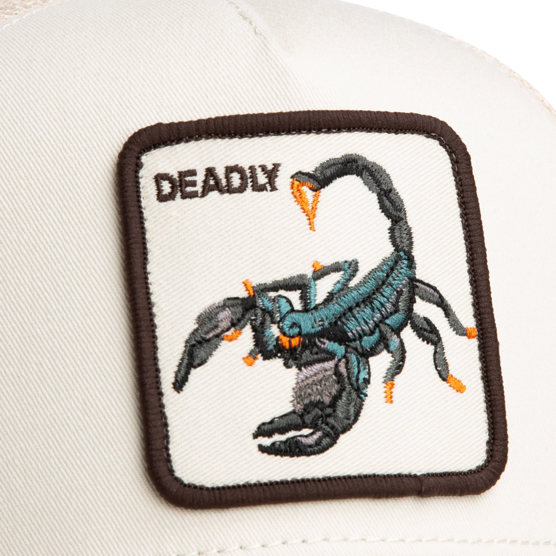Goorin Bros lippis Deadly Scorpion Trucker Chalk, luonnonvalkoinen - Image 3