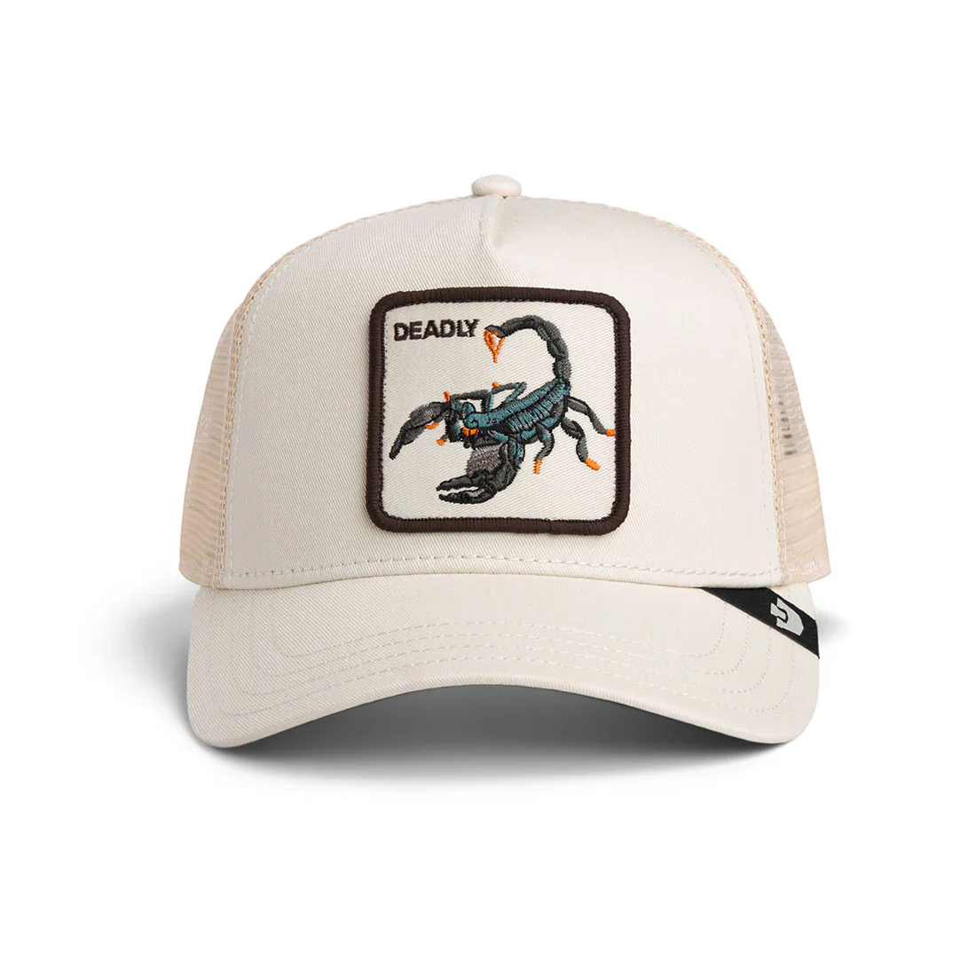 Goorin Bros lippis Deadly Scorpion Trucker Chalk, luonnonvalkoinen - Image 4