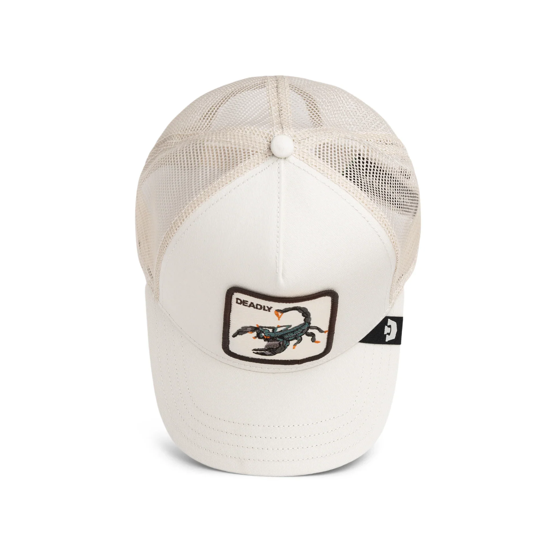 Goorin Bros lippis Deadly Scorpion Trucker Chalk, luonnonvalkoinen - Image 6