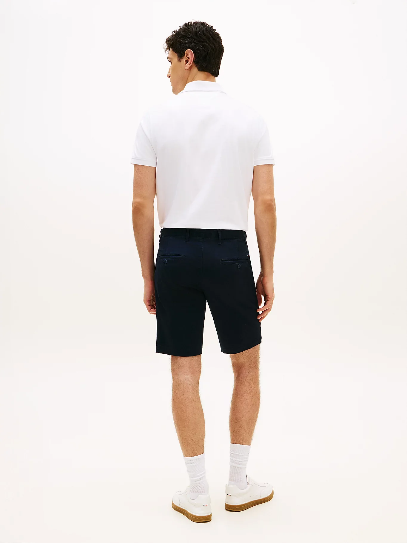 Tommy Hilfiger miesten shortsit Denton 9.5 Inc ESS Twill W/ Belt, tummansininen - Image 2