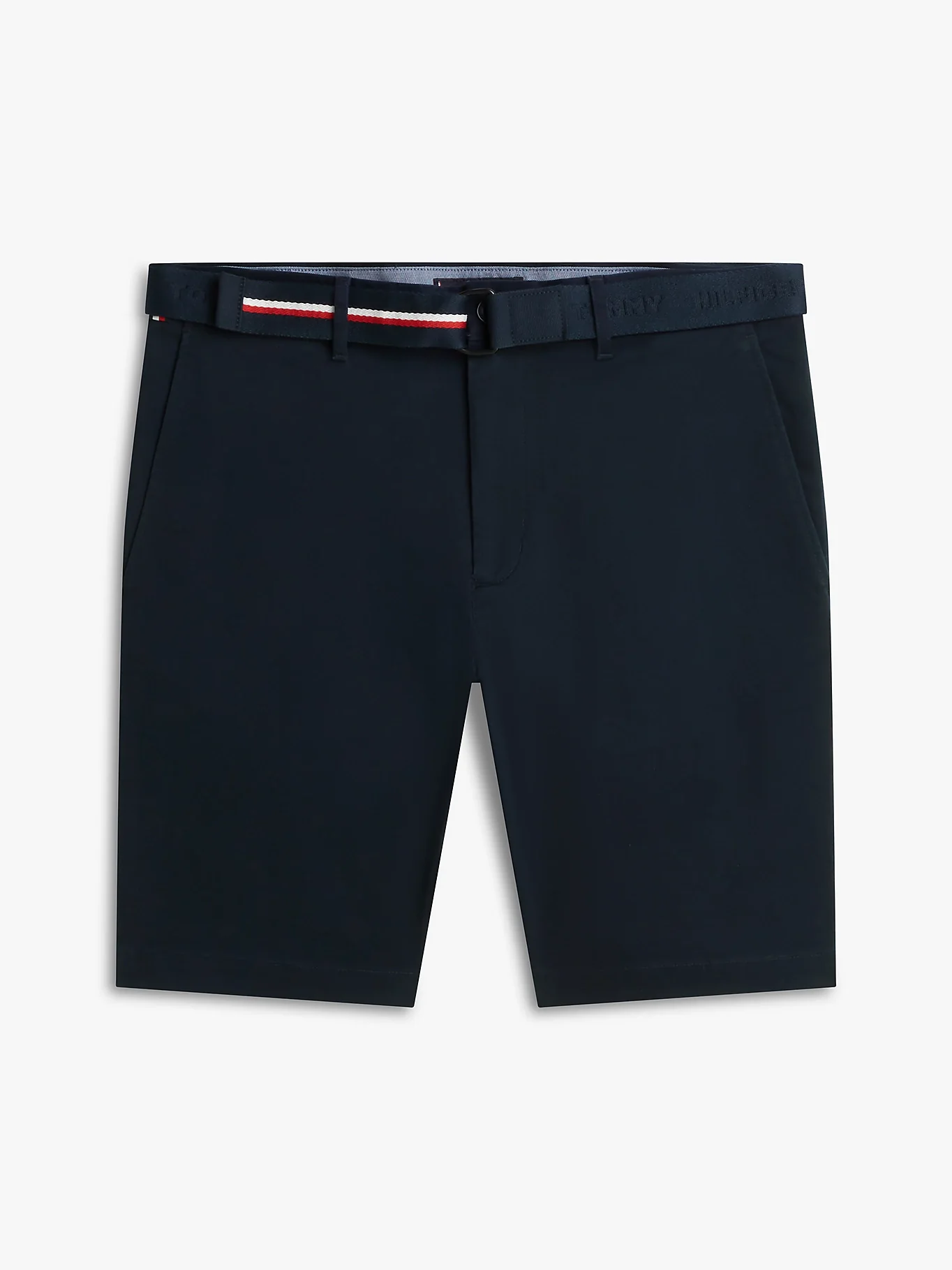 Tommy Hilfiger miesten shortsit Denton 9.5 Inc ESS Twill W/ Belt, tummansininen - Image 4