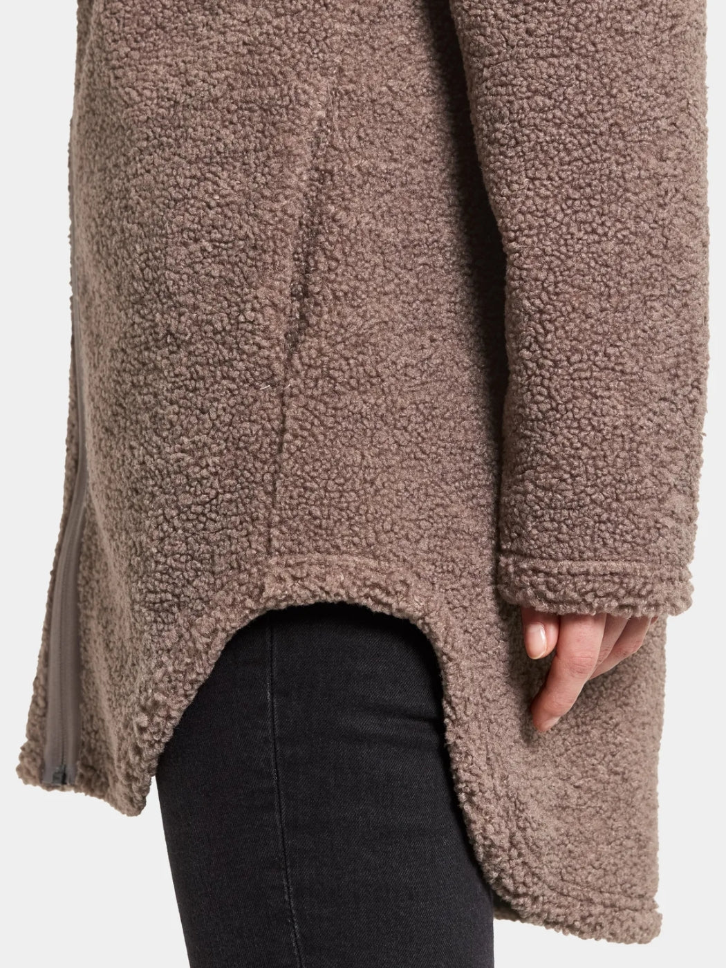 Didriksons naisten fleece, UMI WNS FZ 3 Ruskeanharmaa - Image 5