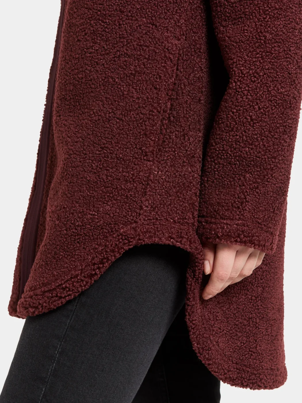 Didriksons naisten fleece, UMI WNS FZ 3 Viininpunainen - Image 5