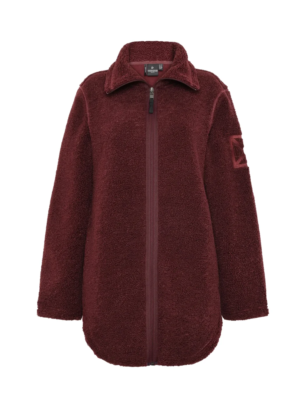 Didriksons naisten fleece, UMI WNS FZ 3 Viininpunainen - Image 6