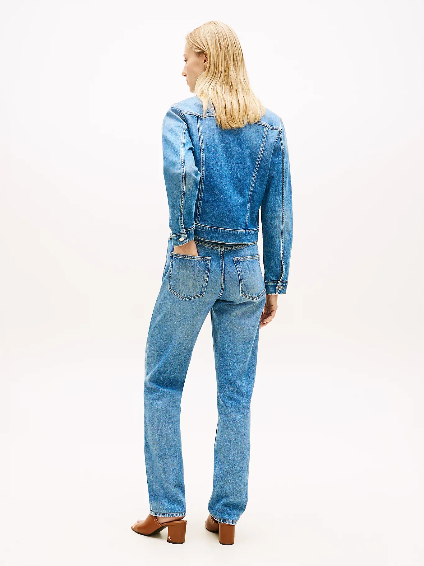 Tommy Hilfiger naisten farkkutakki DNM Finn Slim Jacket, sininen - Image 2