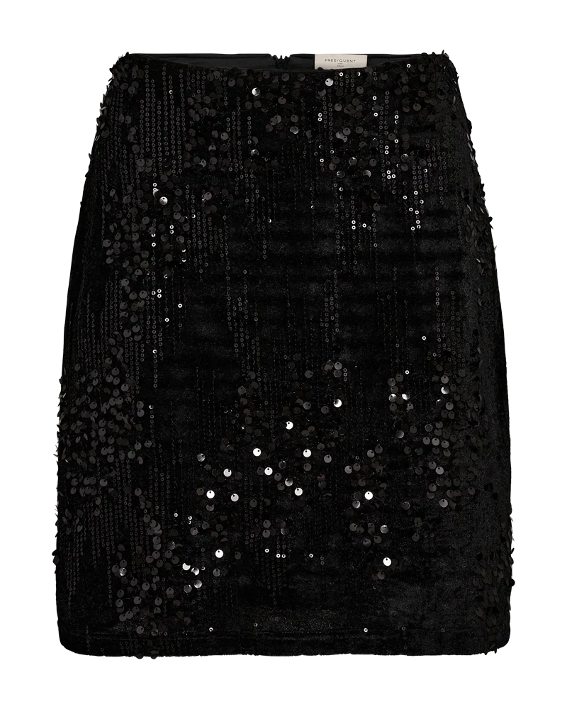 Freequent naisten hame Doffi Skirt, musta - Image 3