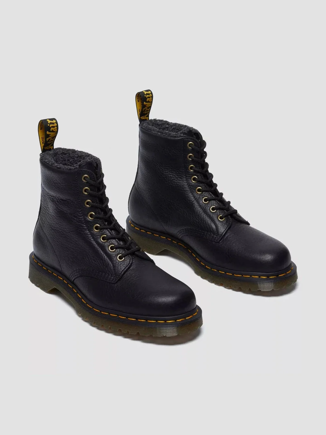 Dr. Martens Miesten Kengät, 1460 WARM LINED GRIZZLY -maiharit Musta - Image 4