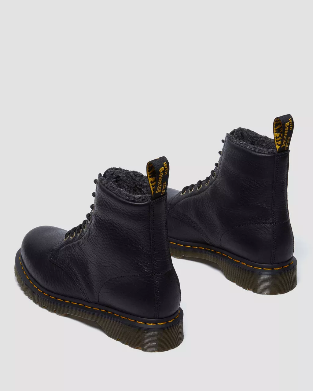 Dr. Martens Miesten Kengät, 1460 WARM LINED GRIZZLY -maiharit Musta - Image 5