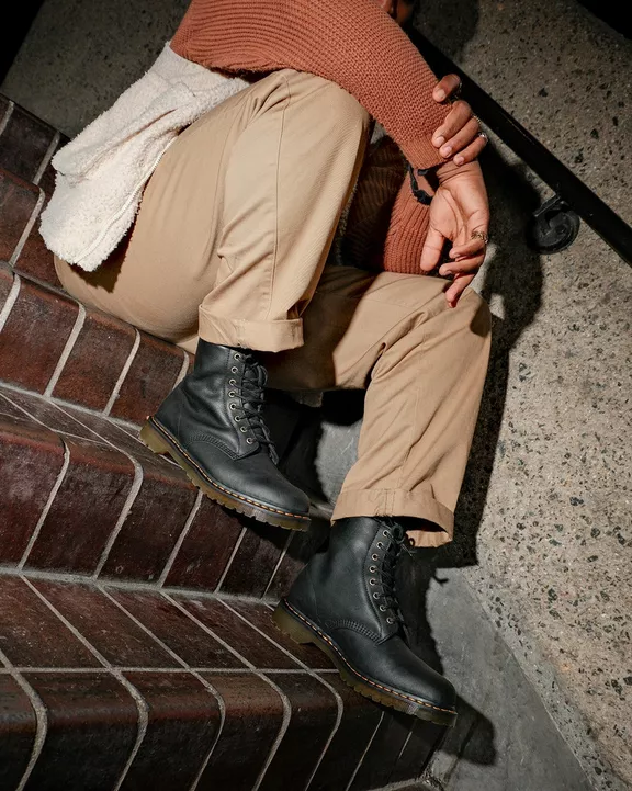 Dr. Martens Miesten Kengät, 1460 WARM LINED GRIZZLY -maiharit Musta - Image 8