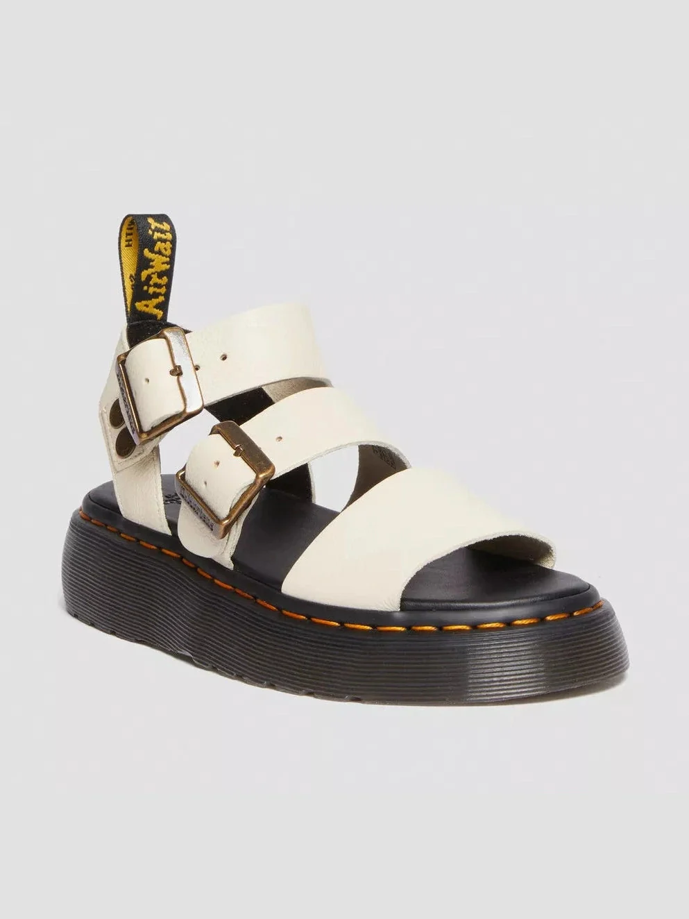 Dr. Martens naisten sandaalit, GRYPHON QUAD PLATFORM Beige