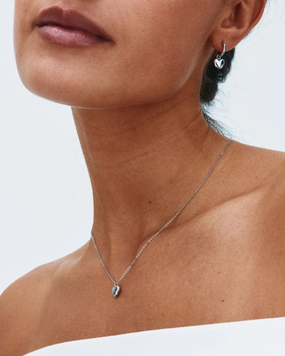 Edblad kaulakoru Barley Necklace Steel, Hopeanharmaa - Image 3