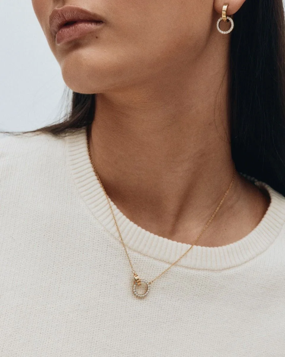 Edblad kaulakoru, ETERNAL ORBIT NECKLACE GOLD Kullankeltainen - Image 3