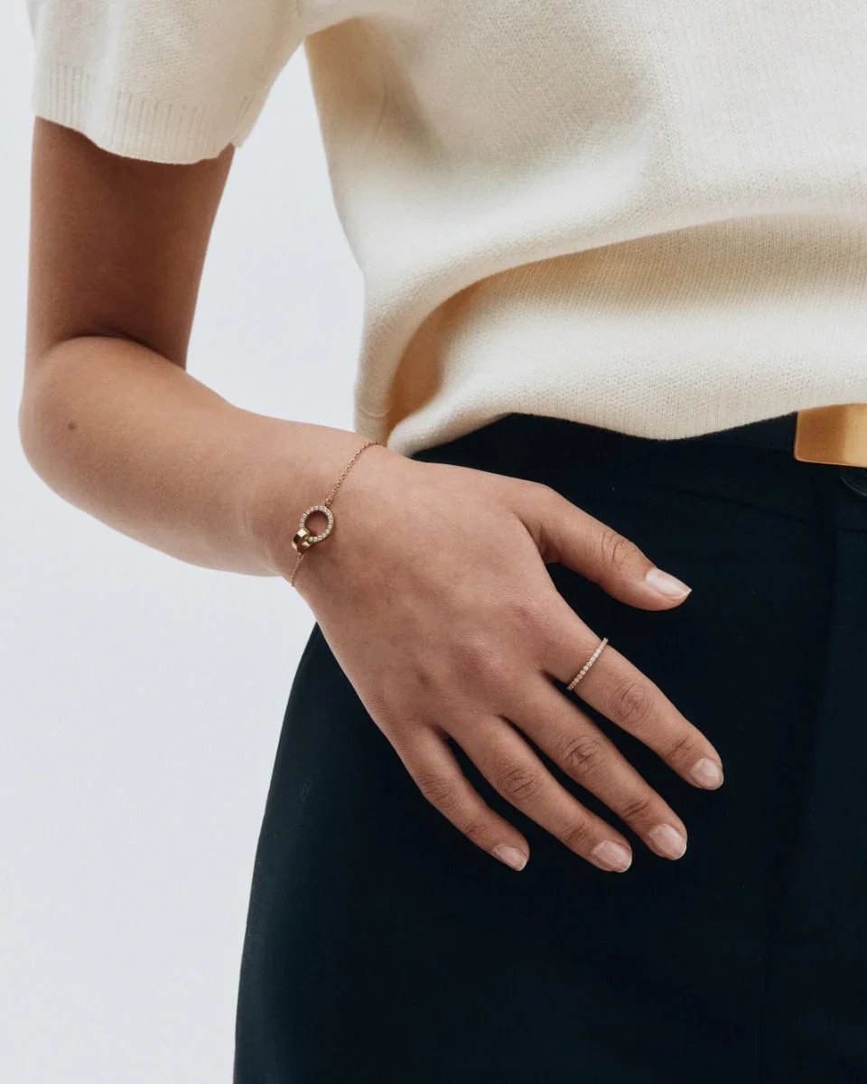 Edblad rannekoru, ETERNAL ORBIT BRACELET GOLD Kullankeltainen - Image 2