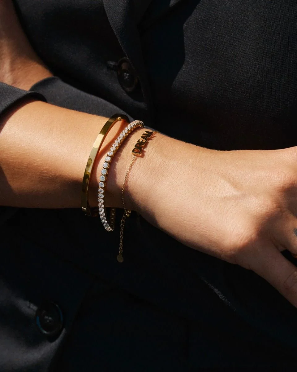 Edblad rannekoru, FAVE BANGLE GOLD Kullankeltainen - Image 4