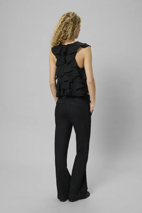 My Essential Wardrobe Eiko Florence Top, musta - Image 2