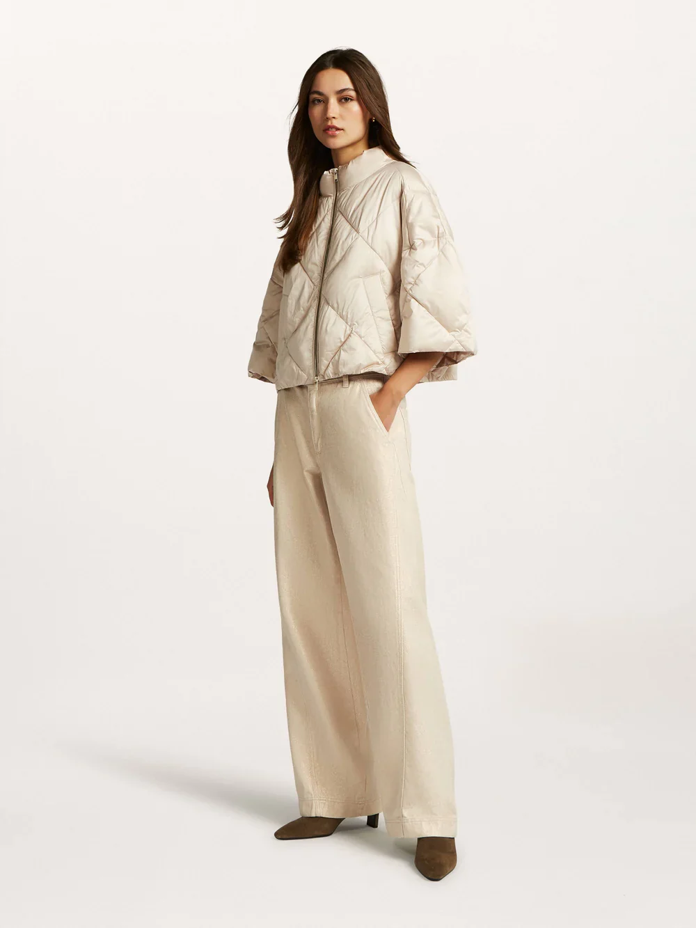 Beaumont naisten takki Emilia Jacket, vaalea beige - Image 4