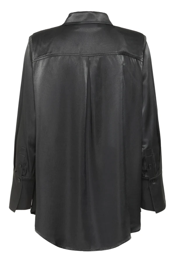 My Essential Wardrobe naisten paitapusero ESTELLE SHIRT, musta - Image 3