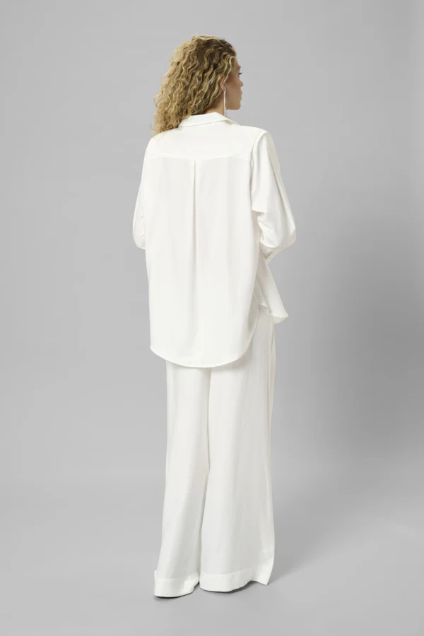 My Essential Wardrobe naisten paitapusero ESTELLE SHIRT, valkoinen - Image 2