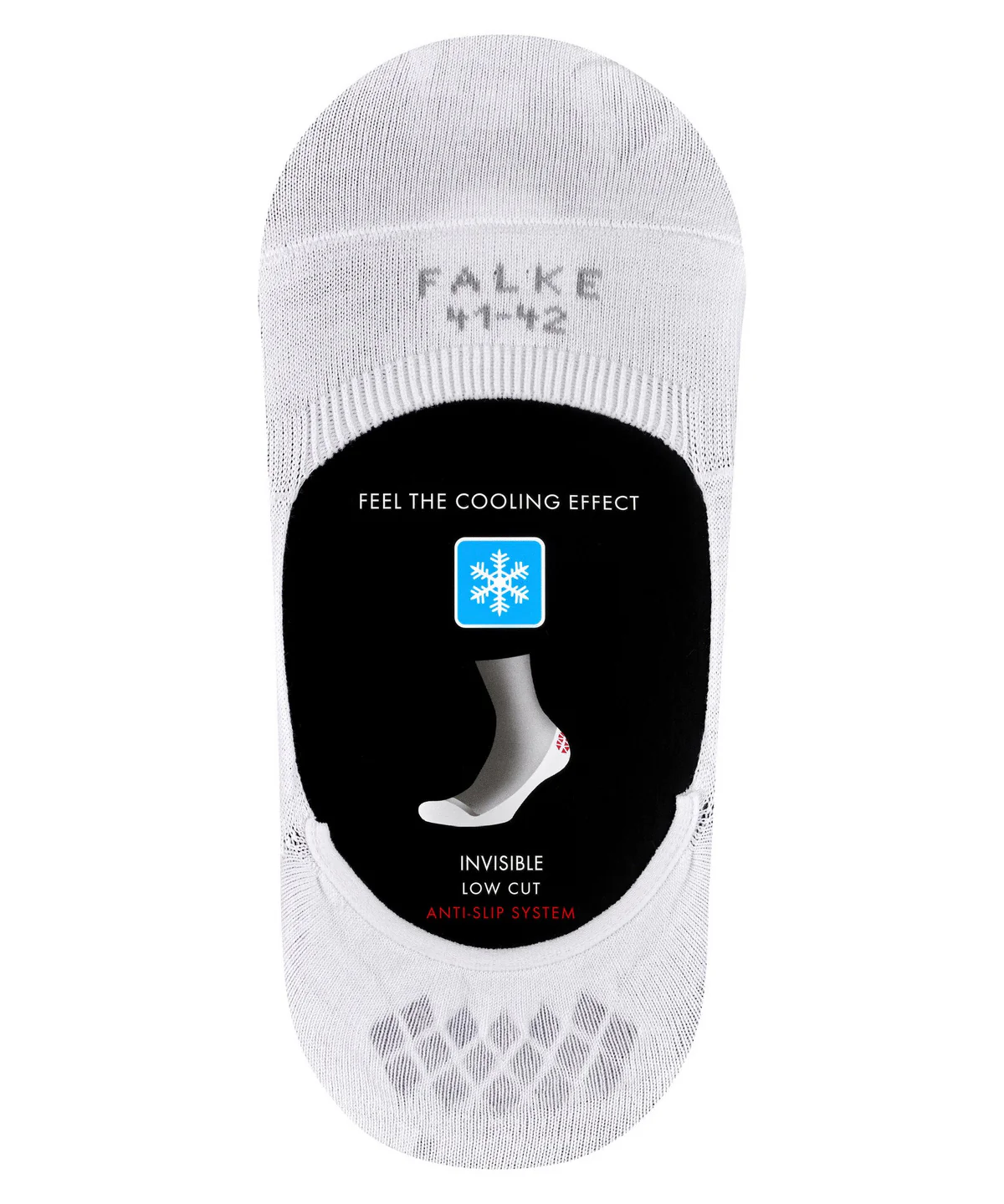 Falke miesten sukat, COOL 24/7 LOW CUT INVISIBLE SOCKS Valkoinen - Image 5