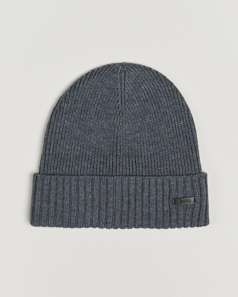Hugo Boss pipo, FATI-L MERINO BEANIE HARMAA - Image 2