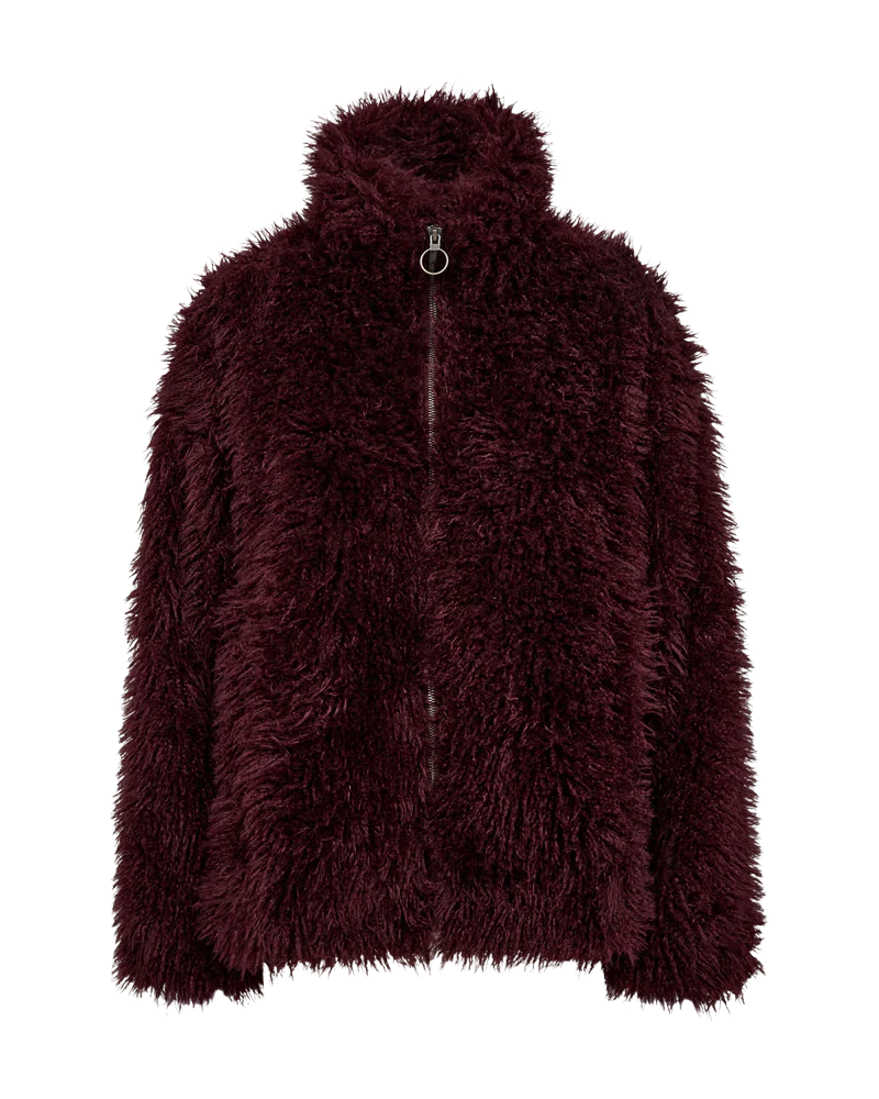 Freequent naisten takki FINE JACKET, viininpunainen - Image 2