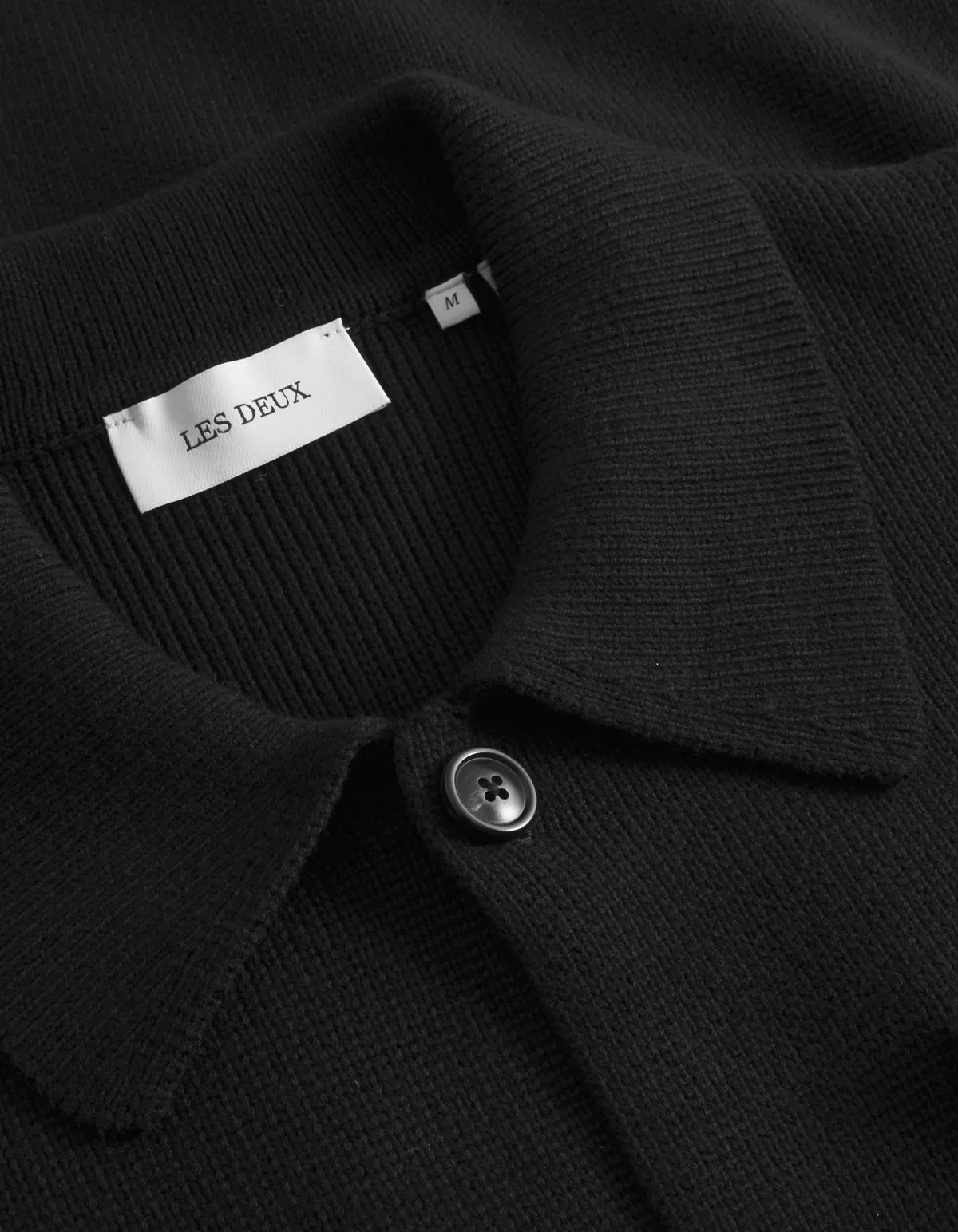 Les Deux miesten paitatakki FISHER COTTON MILANO OVERSHIRT, musta - Image 4