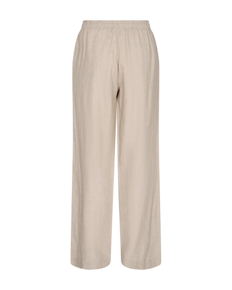 Freequent housut Lava pant, vaalea beige - Image 3