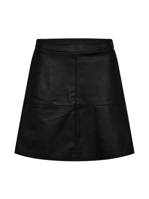 Freequent naisten hame, HARLEY SKIRT Musta