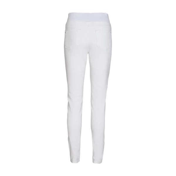 Freequent Naisten Housut, Shantal Denim Pants Valkoinen - Image 2