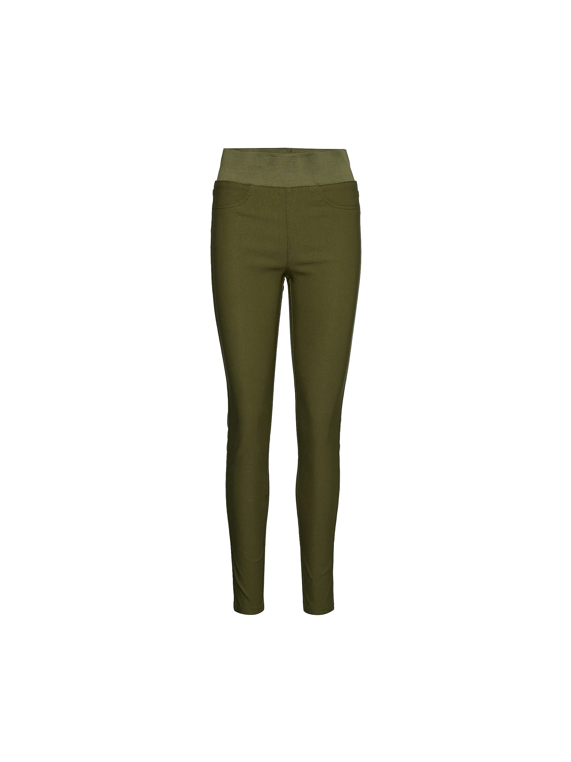 Freequent Naisten Housut, Shantal Power Pants Khaki