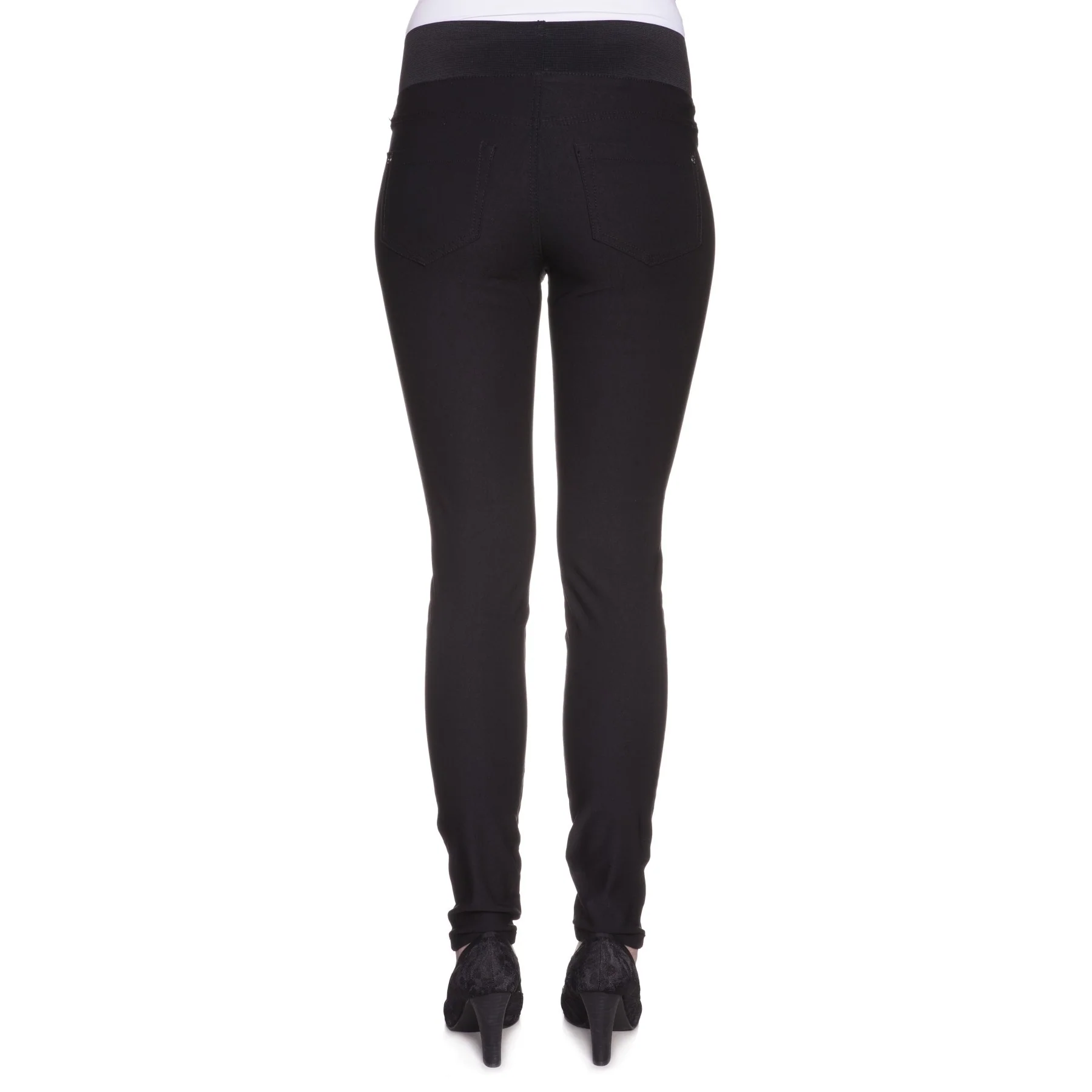 Freequent Naisten Housut, Shantal Power Pants Musta - Image 2