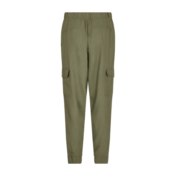 Freequent Naisten Kesähousut, LAVA PANTS Khaki - Image 5