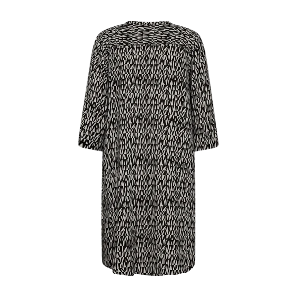 Freequent naisten mekko, ADNA DRESS Mustavalkoinen - Image 2