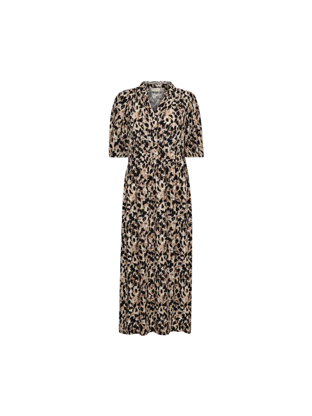 Freequent naisten mekko, ADNEY DRESS Beige Kuosi