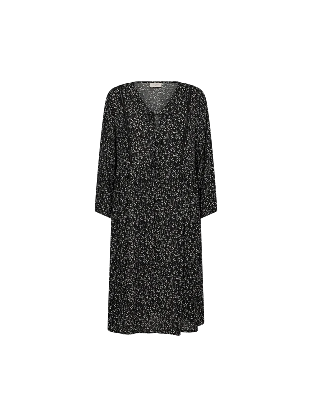 Freequent Naisten Mekko, ADNEY DRESS Musta Kuosi