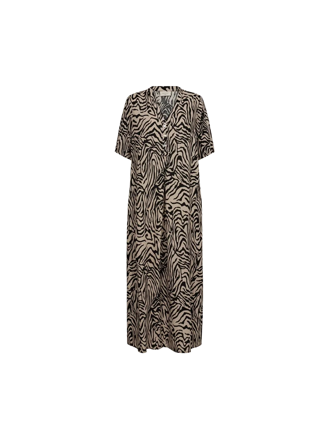 Freequent naisten mekko, LARIN DRESS Ruskea Kuosi