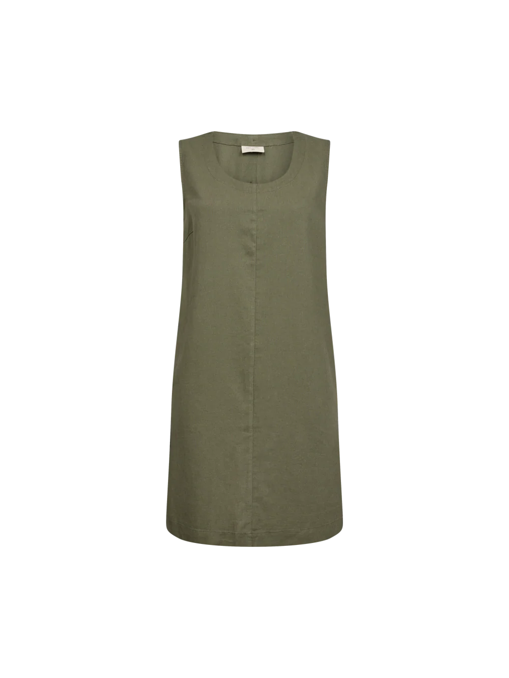 Freequent Naisten Mekko LAVARA U DRESS Armeijanvihreä