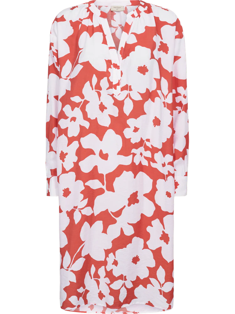 Freequent naisten mekko, MALINE DRESS Oranssi Kuosi